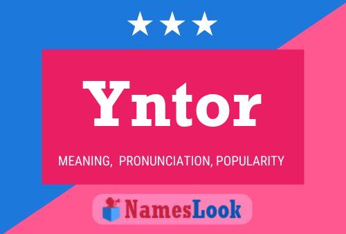 ملصق اسم Yntor