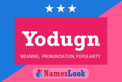 ملصق اسم Yodugn