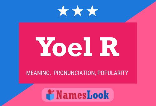 ملصق اسم Yoel R