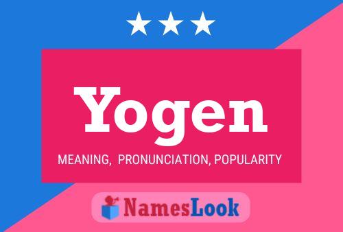 ملصق اسم Yogen