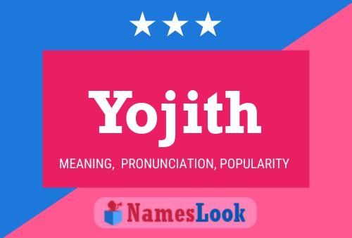 ملصق اسم Yojith