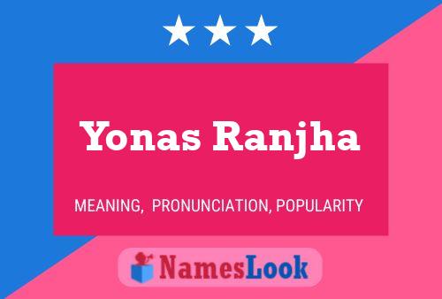 ملصق اسم Yonas Ranjha