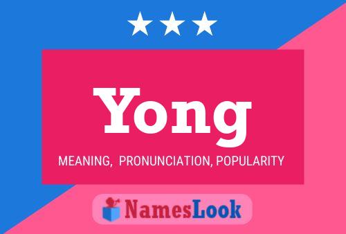 ملصق اسم Yong