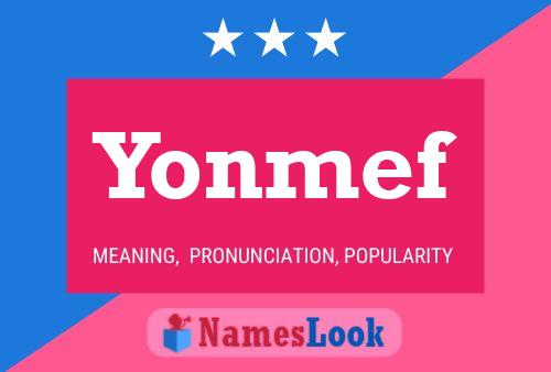 ملصق اسم Yonmef