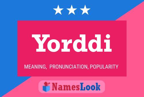 ملصق اسم Yorddi