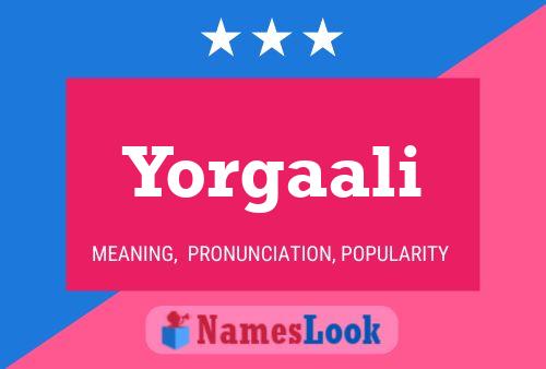 ملصق اسم Yorgaali