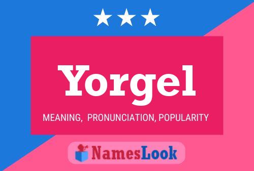 ملصق اسم Yorgel