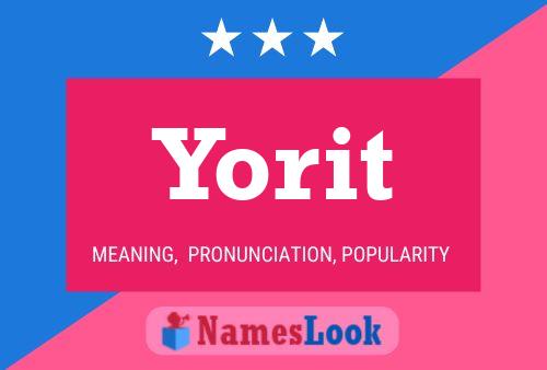 ملصق اسم Yorit