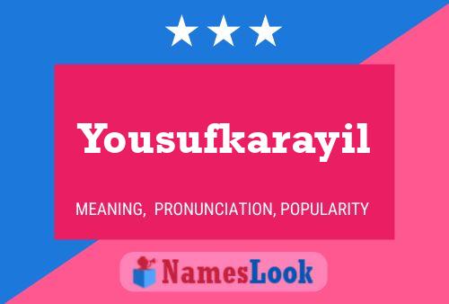 ملصق اسم Yousufkarayil