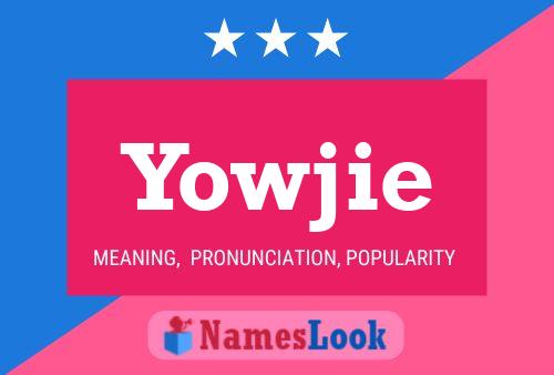 ملصق اسم Yowjie