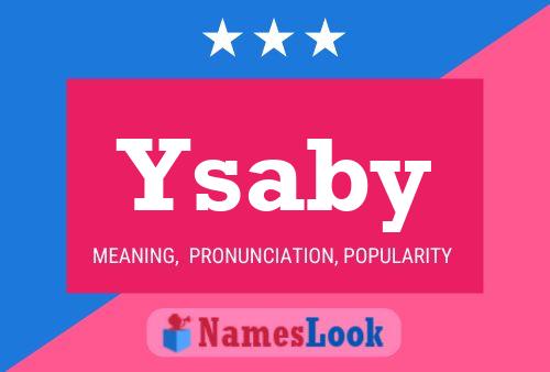 ملصق اسم Ysaby