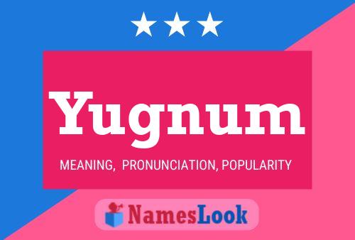 ملصق اسم Yugnum