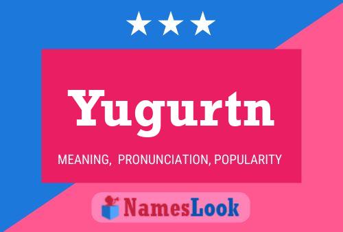 ملصق اسم Yugurtn