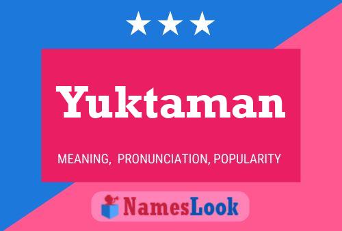 ملصق اسم Yuktaman