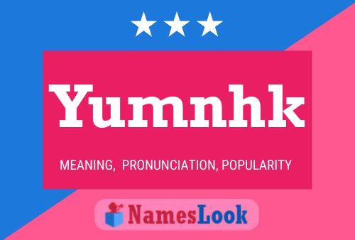 ملصق اسم Yumnhk