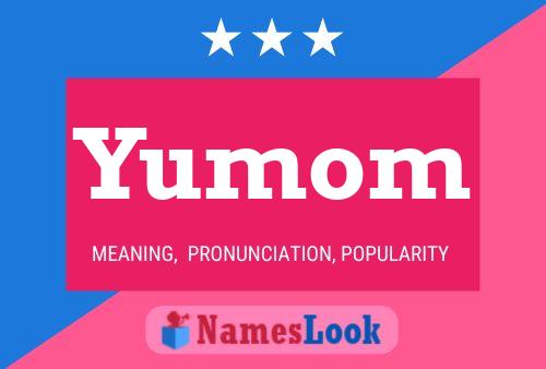 ملصق اسم Yumom