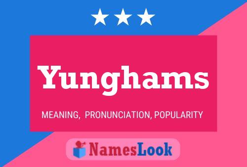 ملصق اسم Yunghams