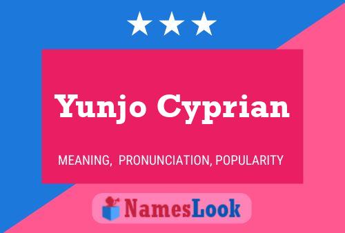 ملصق اسم Yunjo Cyprian