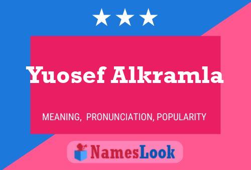 ملصق اسم Yuosef Alkramla