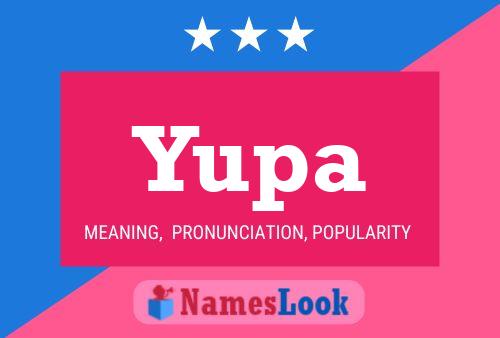 ملصق اسم Yupa