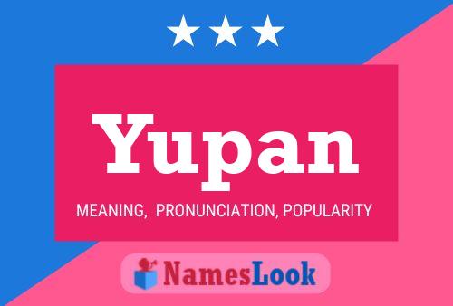 ملصق اسم Yupan