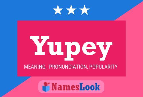 ملصق اسم Yupey