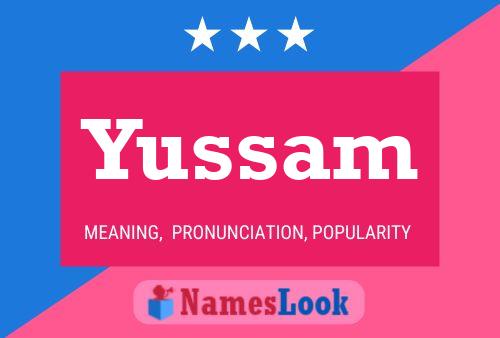 ملصق اسم Yussam