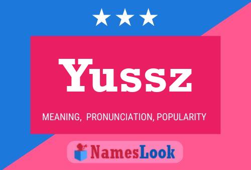 ملصق اسم Yussz