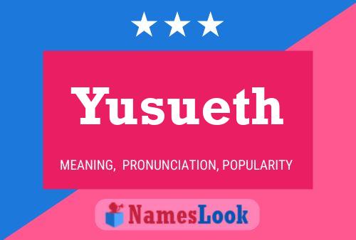 ملصق اسم Yusueth