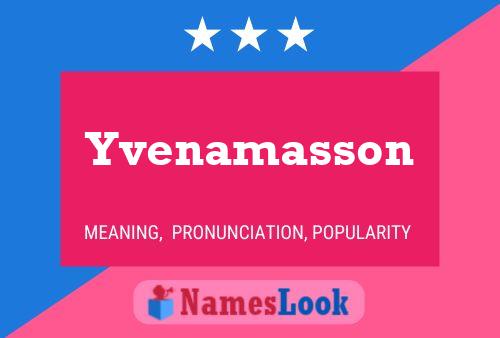 ملصق اسم Yvenamasson