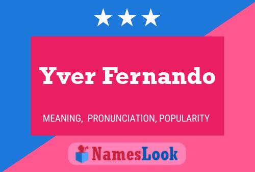 ملصق اسم Yver Fernando