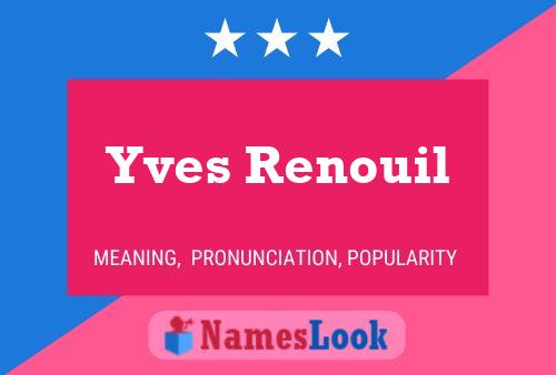 ملصق اسم Yves Renouil