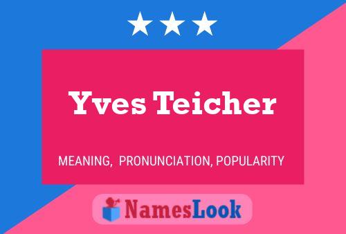 ملصق اسم Yves Teicher