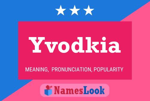 ملصق اسم Yvodkia