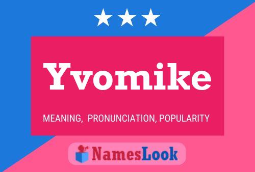 ملصق اسم Yvomike