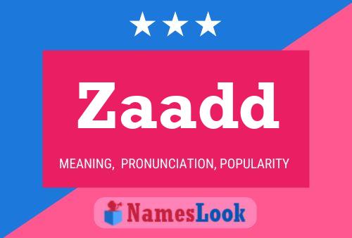 ملصق اسم Zaadd