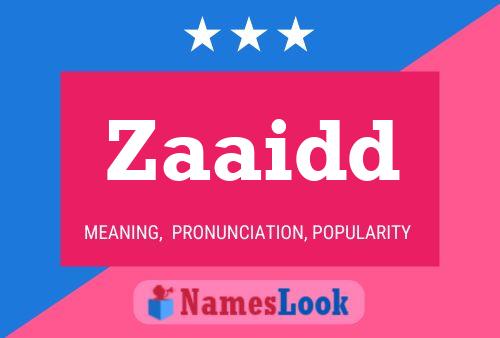 ملصق اسم Zaaidd