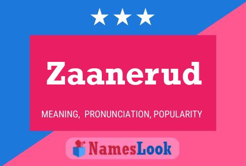 ملصق اسم Zaanerud