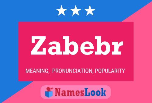 ملصق اسم Zabebr