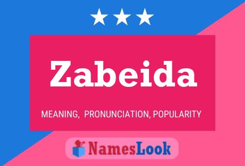 ملصق اسم Zabeida