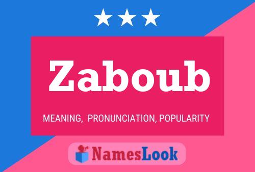 ملصق اسم Zaboub