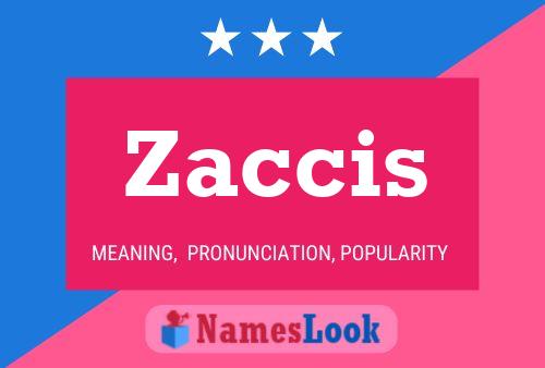 ملصق اسم Zaccis