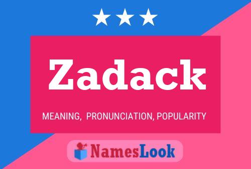 ملصق اسم Zadack