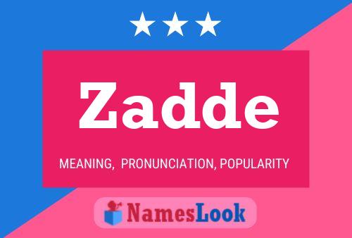 ملصق اسم Zadde