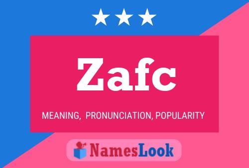 ملصق اسم Zafc