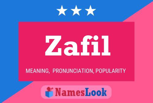 ملصق اسم Zafil