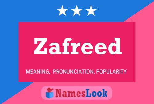 ملصق اسم Zafreed