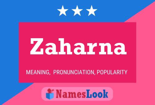 ملصق اسم Zaharna