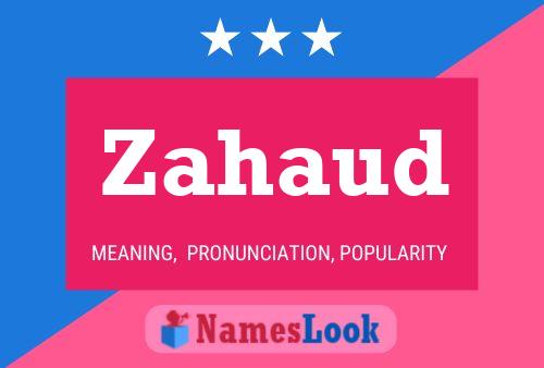 ملصق اسم Zahaud