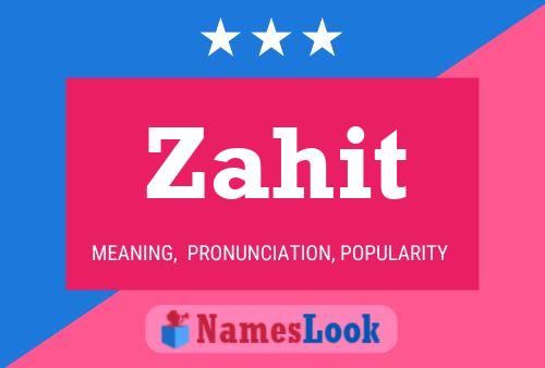 ملصق اسم Zahit